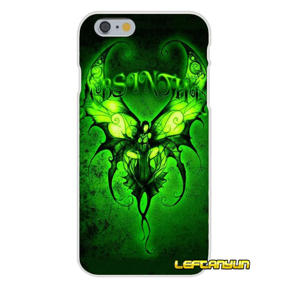 Absinthe Green Fairy drink аксессуары для телефона Чехлы iPhone X 4 4S 5 5S 5C SE 6 6S 7 8