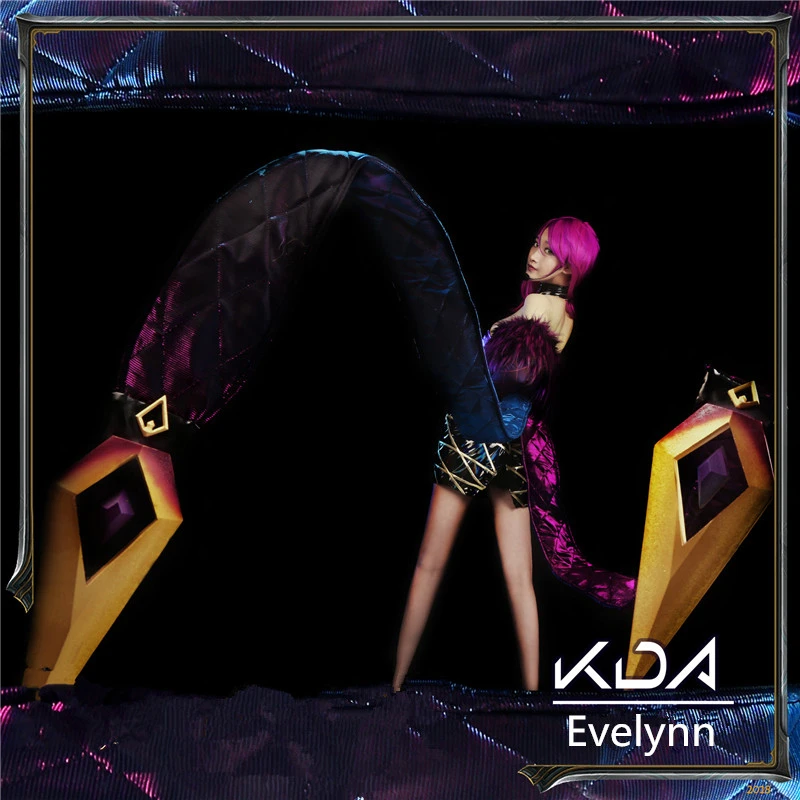 Женский костюм для косплея Evelynn KDA сексуальное платье юбка на заказ|Игровые
