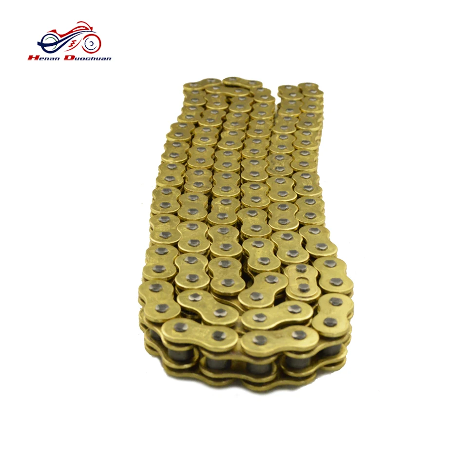 Цепочка с уплотнительным кольцом для мотоцикла 520 л комплект золотых цепочек