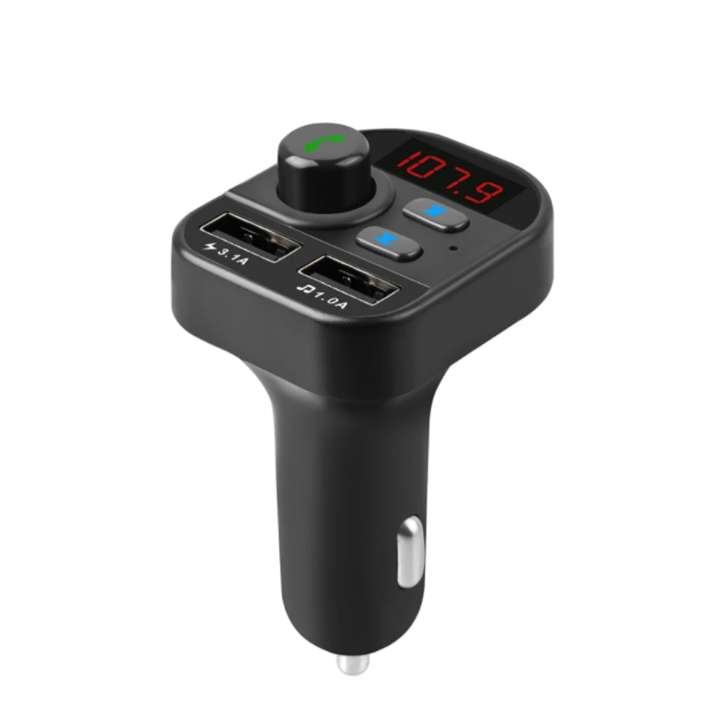 Mp3-плеер автомобильный громкой связи беспроводной Bluetooth комплект fm-передатчик Автомобильный MP3-плеер USB зарядное устройство fm-модулятор для автомобильных аксессуаров