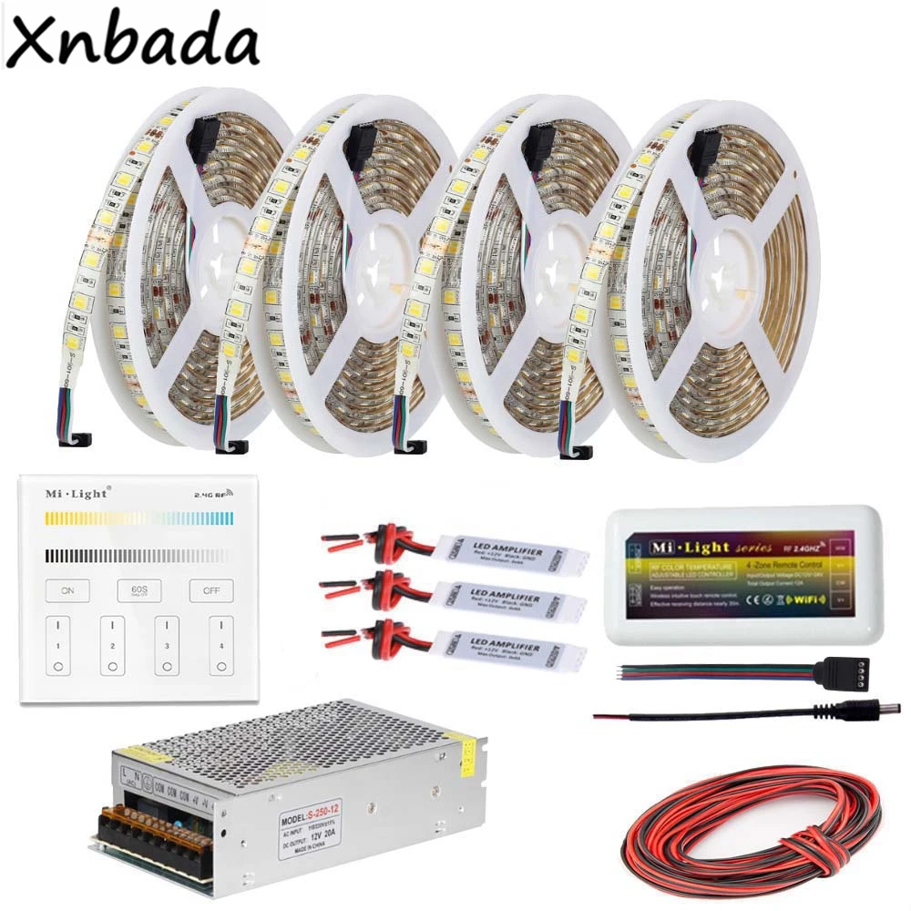 Светодиодная лента 5050SMD 5 ~ 20 м гибкое освещение с цветовой температурой Mi Light B2