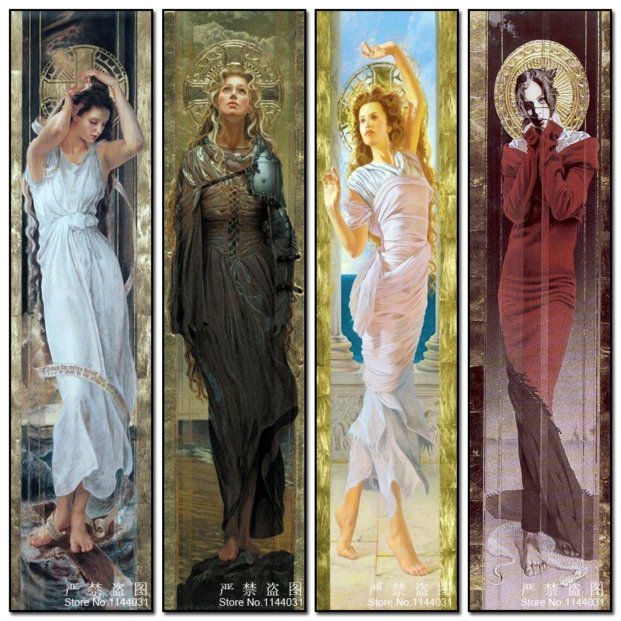 

5D Diy Diamond Painting Religious Figures Cross Stitch Full Diamond Embroidery Goddess Diamond Mosaic Home Decoration