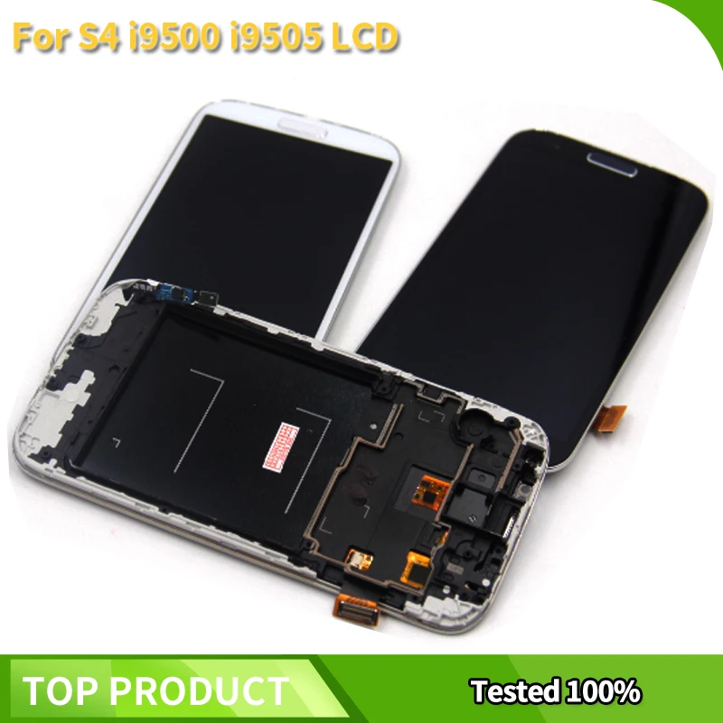 Белый ЖК-дисплей Замена для Samsung Galaxy S4 i9500 i9505 сенсорный экран дигитайзер |