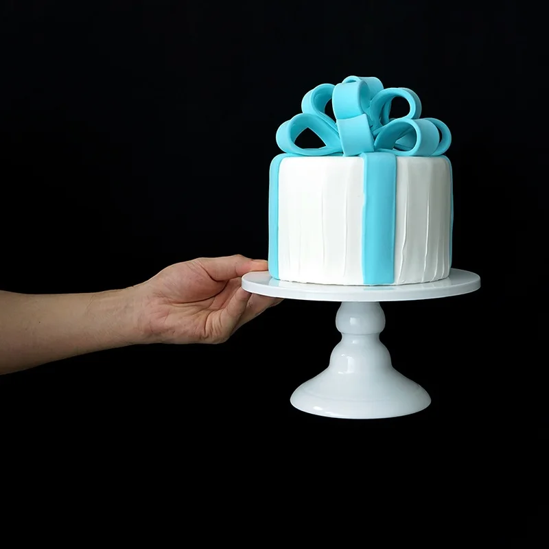 

Europe 8 inch cake stand fondant cake tools metal bake ware cake decorating party supplies for sweet dessert table cake DGJ006