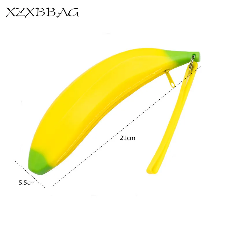 XZXBBAG креативный банан на молнии нулевой кошелек Портативная Студенческая сумка