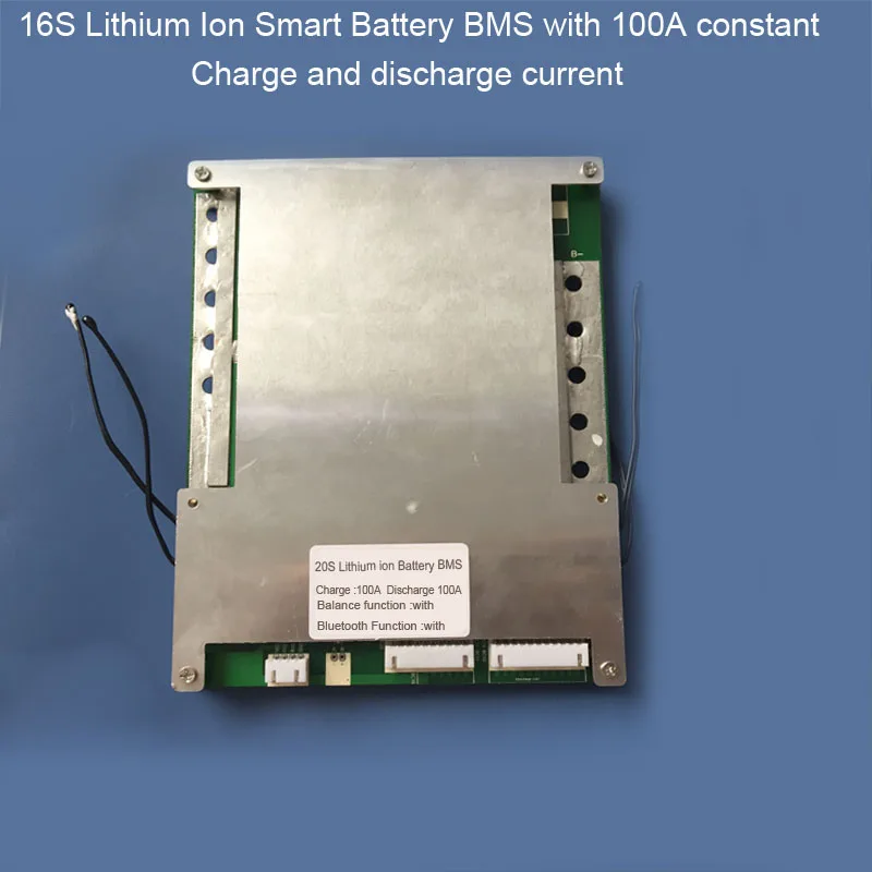 16S 100A Smart EV литиевая аккумуляторная печатная плата Bluetooth Mobile BMS для 67 2 V li ion 60V