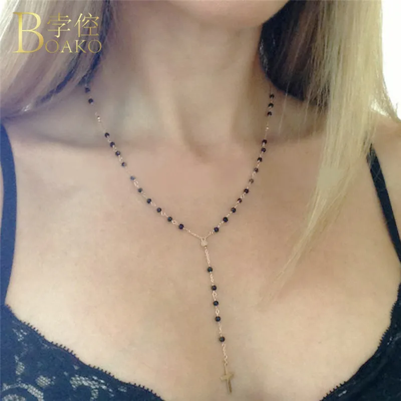 Христианская и католическая церковь мужские ожерелья ручной работы четки бусы