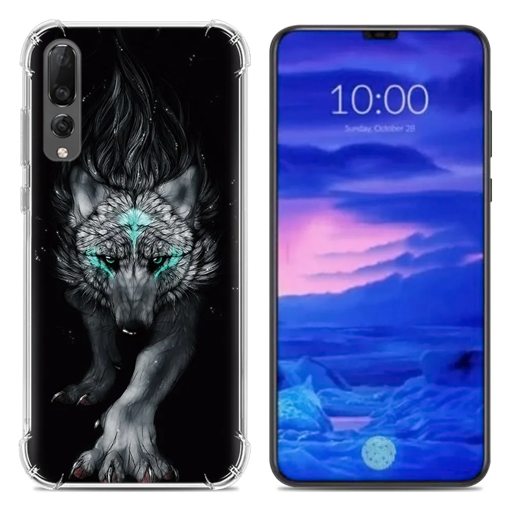 Huawei P30 Case 6.3inch Soft Silicone Luxury Cartoon Design Back For Phone Cover Bag Cases |