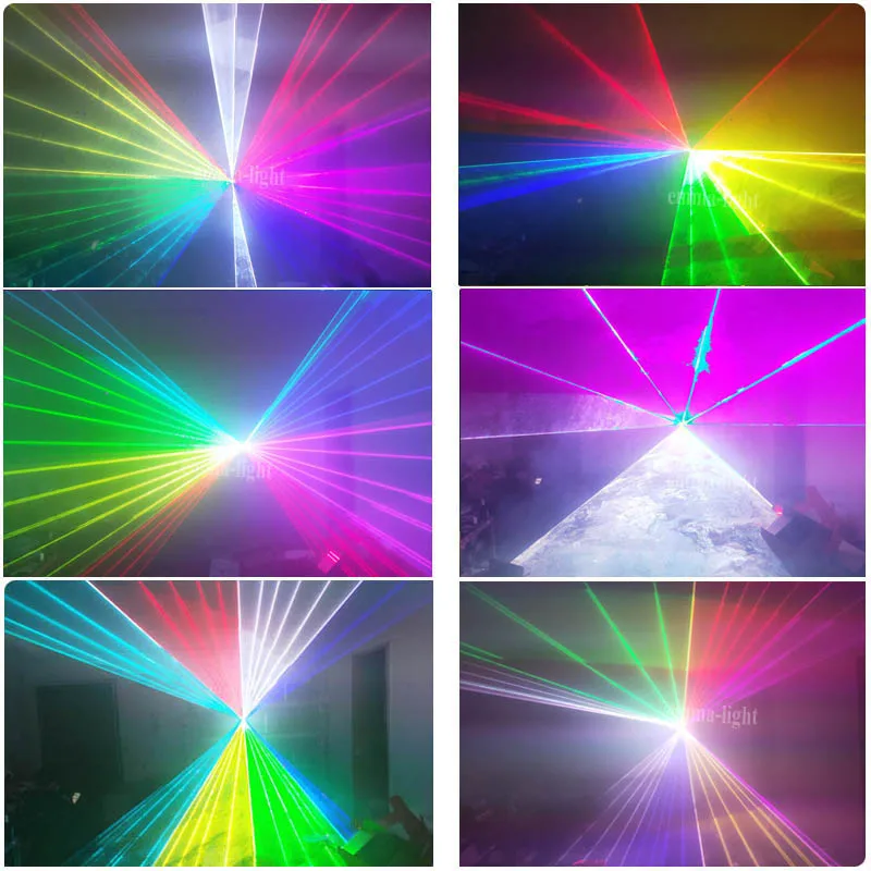 15 Вт RGB профессиональный сценический анимационный логотип текст фонтан открытый программируемый 3D проектор для лазерного шоу огни