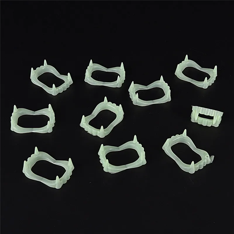 Новинка 2017 10 шт./лот Хэллоуин игрушки имитация вампира флуоресцентные зеленые