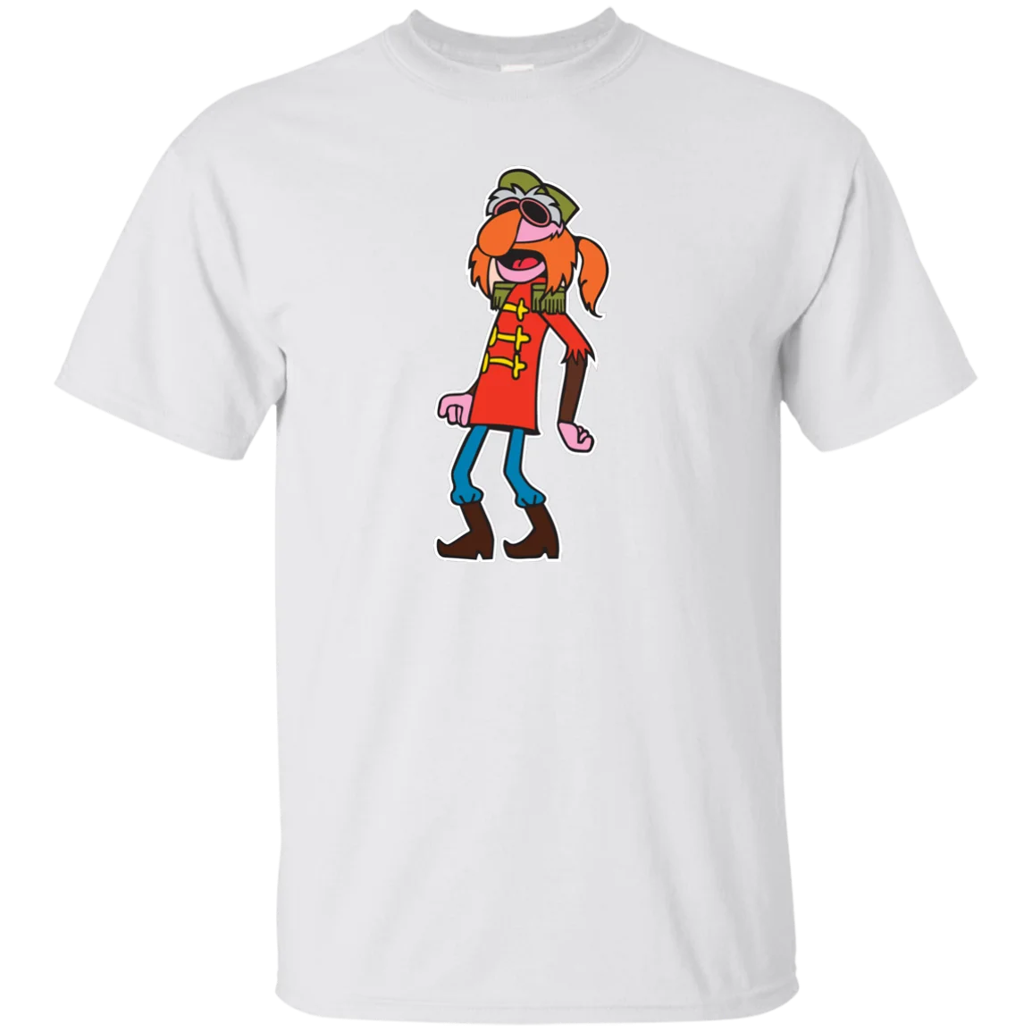 Sgt. Floyd Pepper Muppet Musician Funny Hippy Dr. Teeth G200Ultra мультяшная Футболка Мужская Унисекс Новая