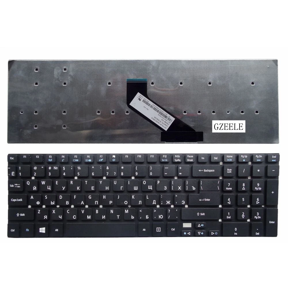 

Клавиатура для ноутбука GZEELE RU, для Acer TravelMate P255, с клавиатурой, для Acer TravelMate P255, p256m, для Acer, AEZYW700010, на русском языке, для Acer, AEZYW700010, P255-M, RU, С.