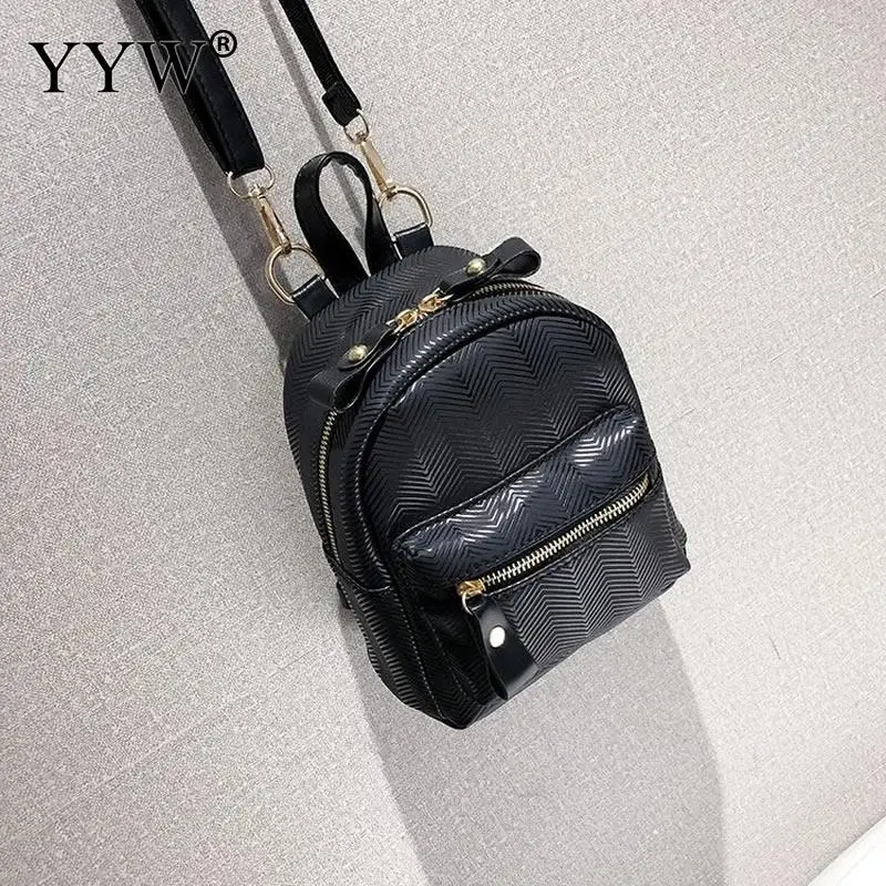 YYW новый дорожный рюкзак корейский женский мини с волнистым узором Студенческая
