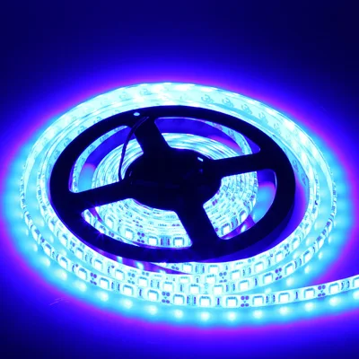 Синий Светодиодный полосы 12V 10 м 300 светодиодный 3528 SMD водонепроницаемый с силиконовой крышкой влаги, пыле-стойкий белый теплый белый синий зеленый цвет красный, желтый - Испускаемый цвет: Синий