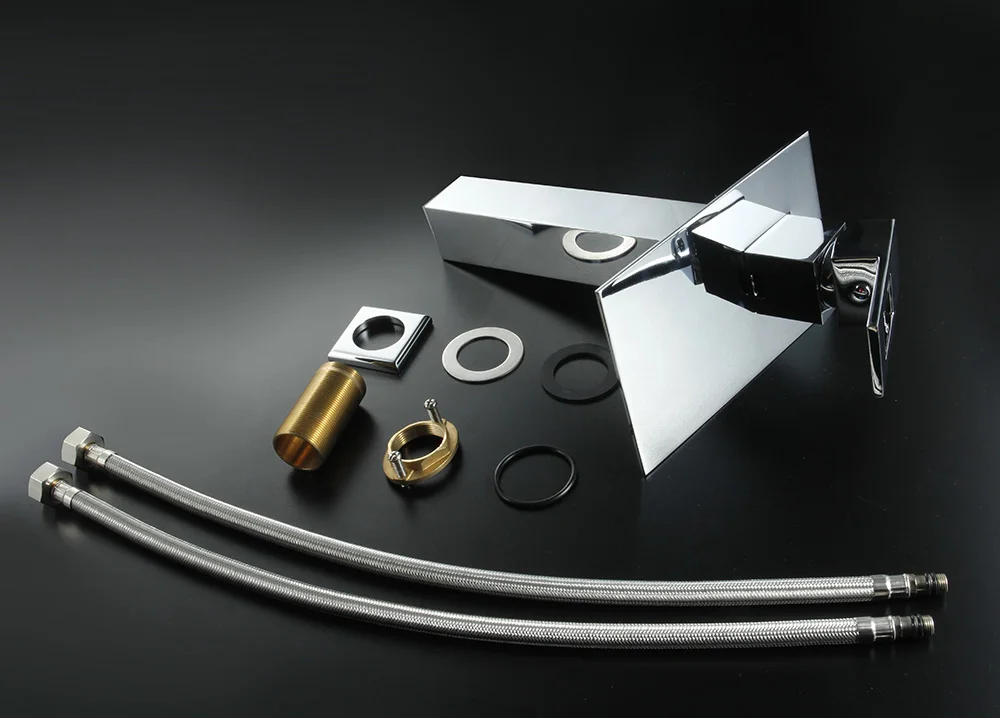 YANKSMART смеситель для раковины высокий водопроводный кран ванной комнаты водопад