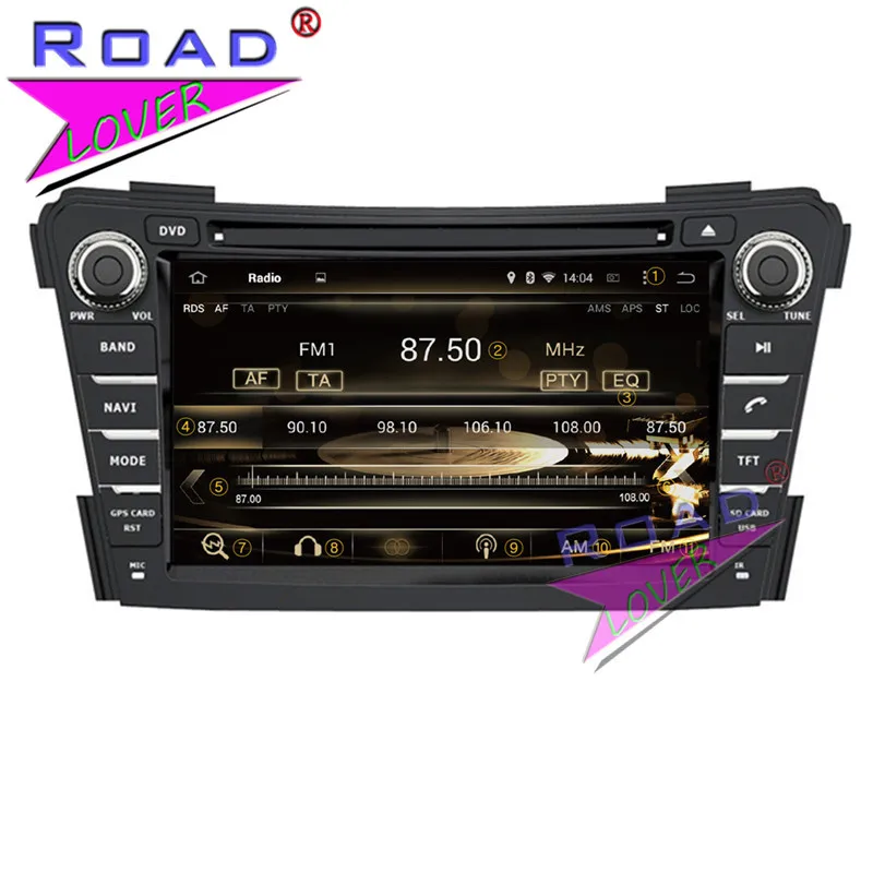 Двд-плеер Roadlover Android 8.0 для автомобиля Hyundai I40 2011- стерео с GPS-навигацией и двойным радио.