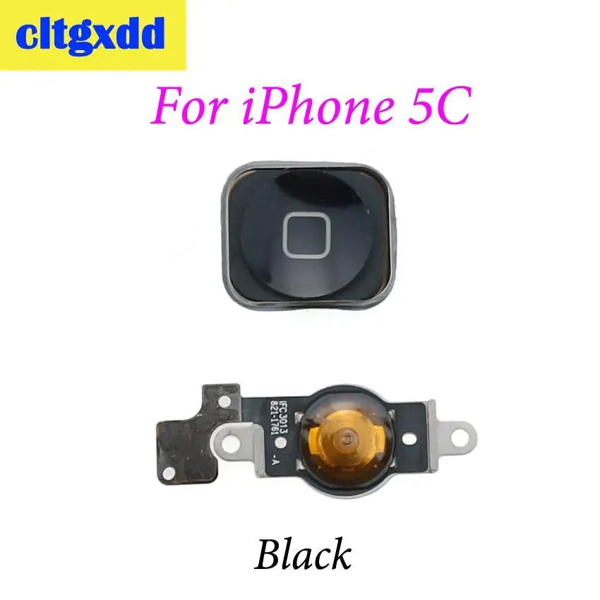 Cltgxdd домашняя кнопка Flex для iPhone 4 4G 4S 5G 5C гибкий кабель без отпечатков пальцев