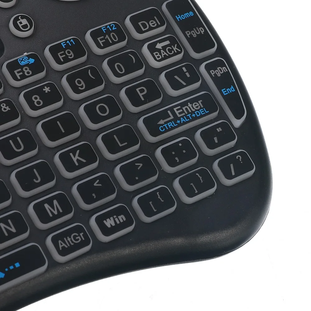 Light I8 2 4 ГГц мини беспроводная английская клавиатура Пульт дистанционного