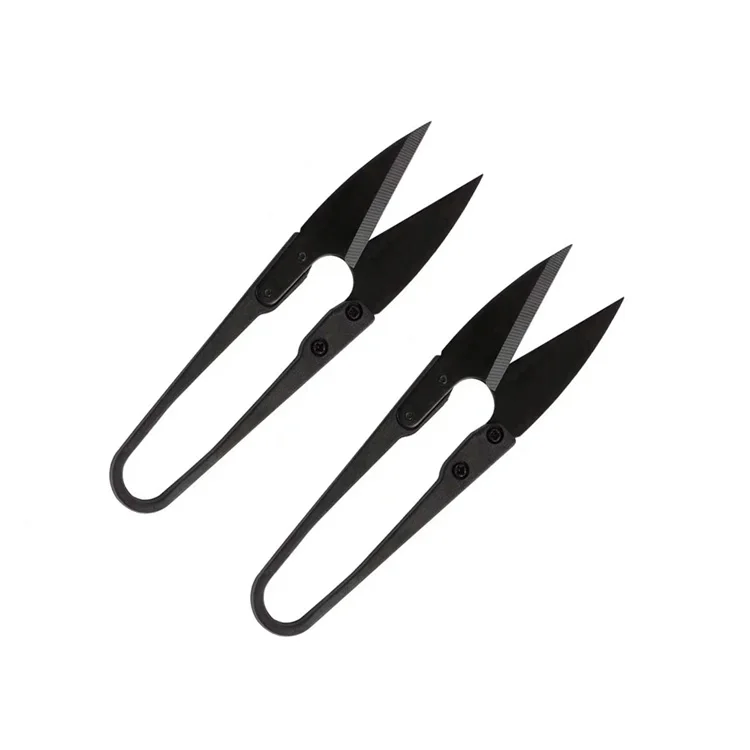 2 pcs Ножницы для стежков, швейные резцы, резец для вышивания, машинка для стрижки крестиком, триммер, портативные щипцы, аксессуары для шитья - Цвет: 2 pcs