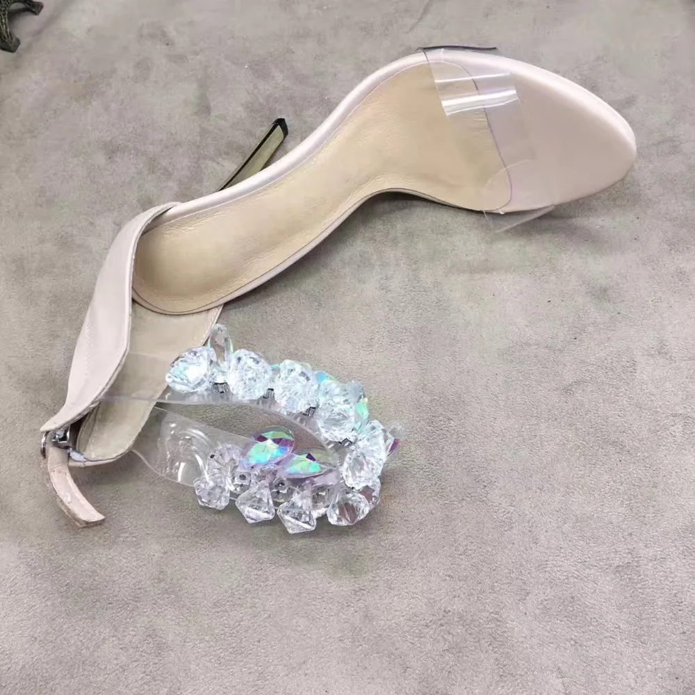 Женские босоножки на очень высоком каблуке шпильке с открытым носком|women sandals|high