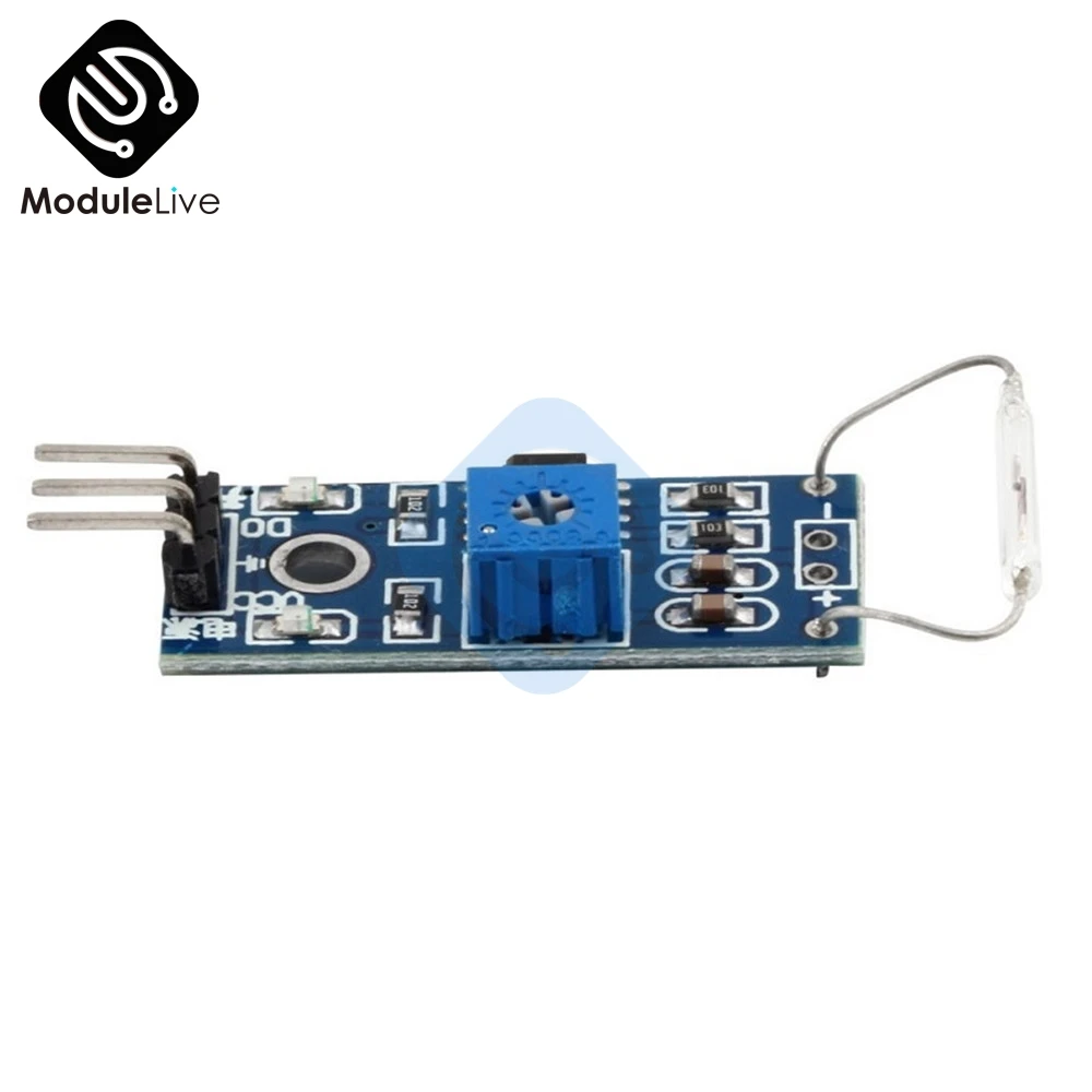 Модуль датчика с язычком 2 шт. магнетронный модуль язычковой переключатель