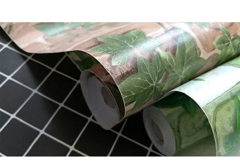 3D кирпичи криперы обои виниловые пластиковые с клеем обои белый черный узор Моющиеся Водонепроницаемые настенные Стикеры для дома DIY