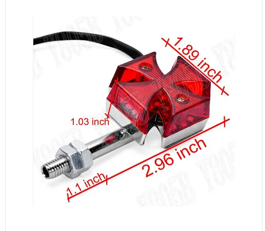 Универсальный перекрестный светодиодный указатель поворота для Kawasaki Vulcan Classic VN