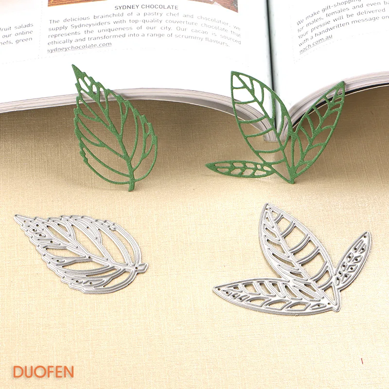 

Металлические штампы DUOFEN, 030166 трафарет с розовыми листьями для рукоделия, бумажных поделок, альбомов, поздравительных открыток