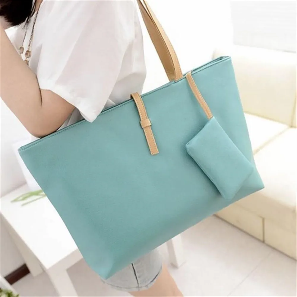 1pc Candy Color Messenger Bags Shoulder Handbag Large Capacity Purse Female Causal Satchel Totes for Daily Shopping Women Travel | Багаж и