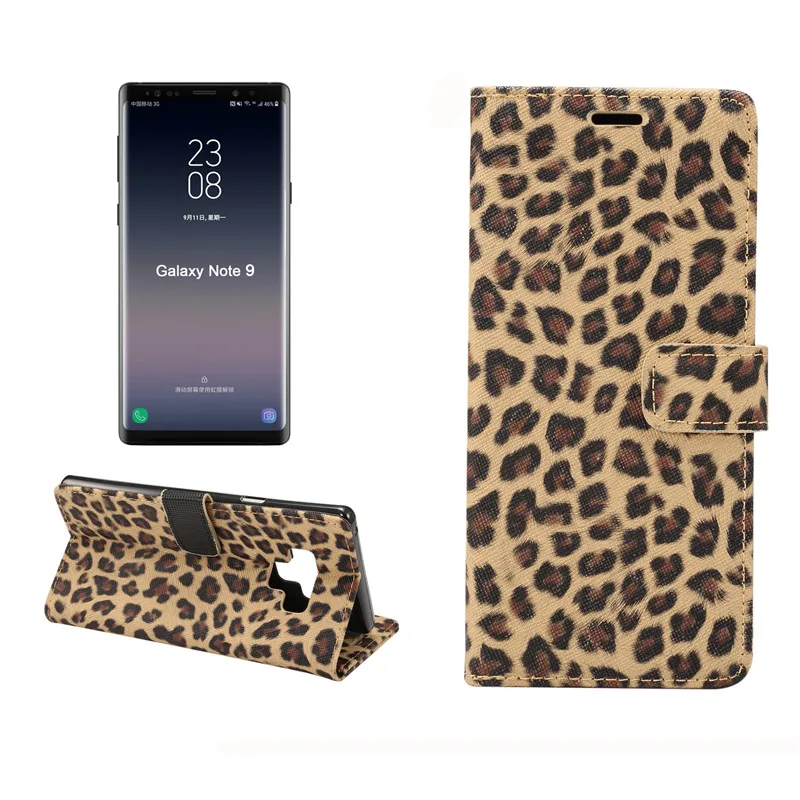 1 Leather Case For Samsung Galaxy Note 9 S9 S9+ Cover For Samsung S8+ NOTE 8 S5 S6 S7 Edge Card Holder Wallet Flip Stand Coque - Цвет: 1