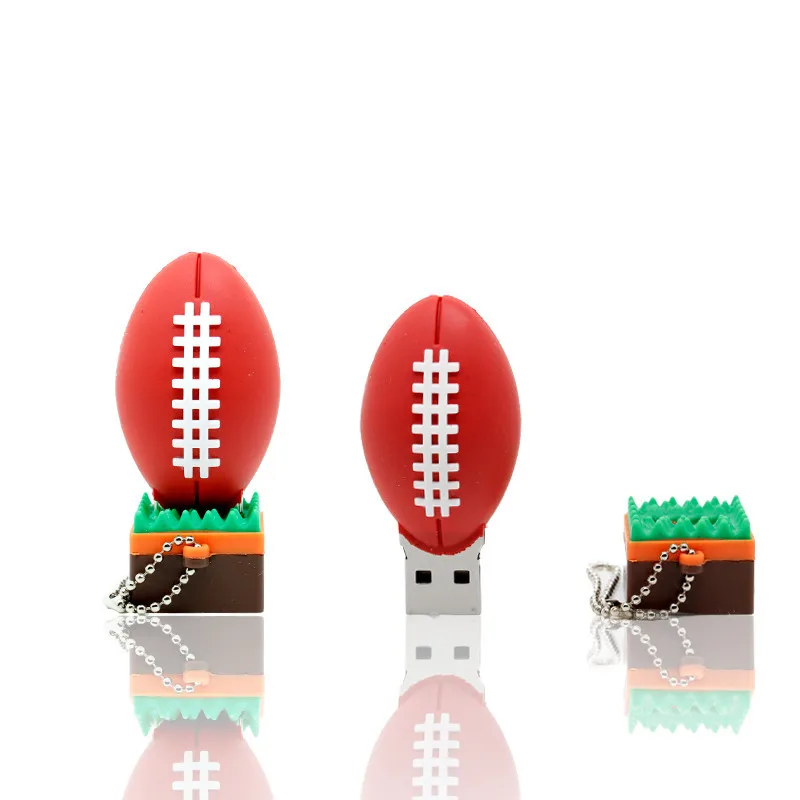 Мультфильм спортивные мячи серии USB флэш-накопитель теннисная ручка привод