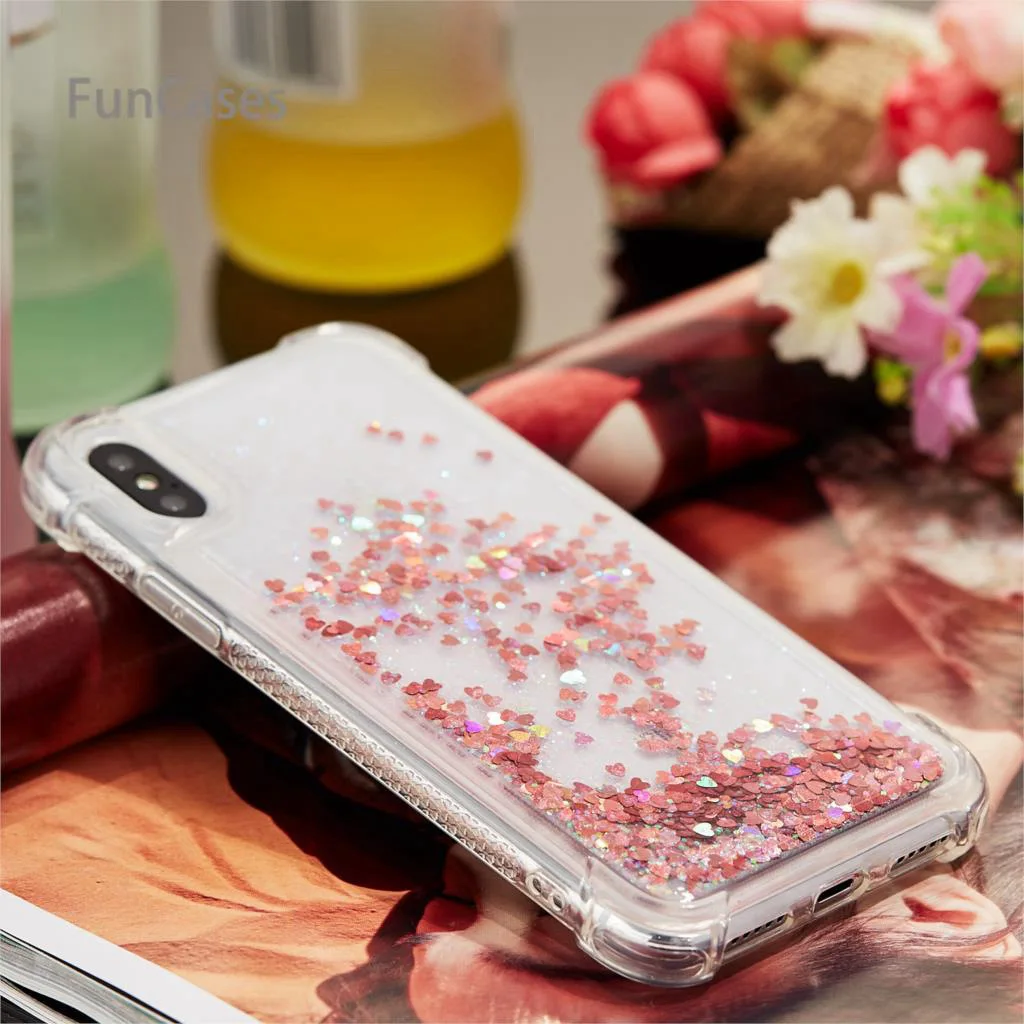 Блестящий чехол для iPhone X мягкая задняя крышка из ТПУ Винтажный резиновый