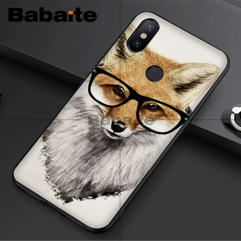 Чехол для телефона Babaite Fox спящий в снегу аксессуары чехол redmi 5plus 5A 6pro 4X note5A note4x
