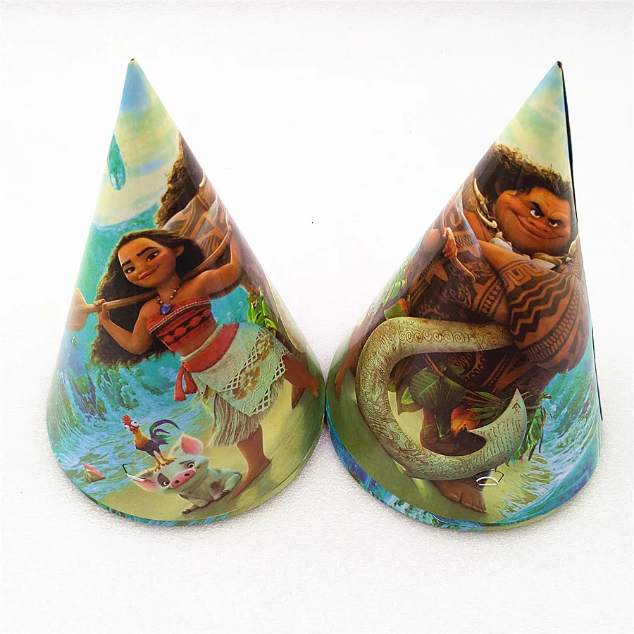 6 шт. с изображениями мультипликационных персонажей героями мультфильма Моана