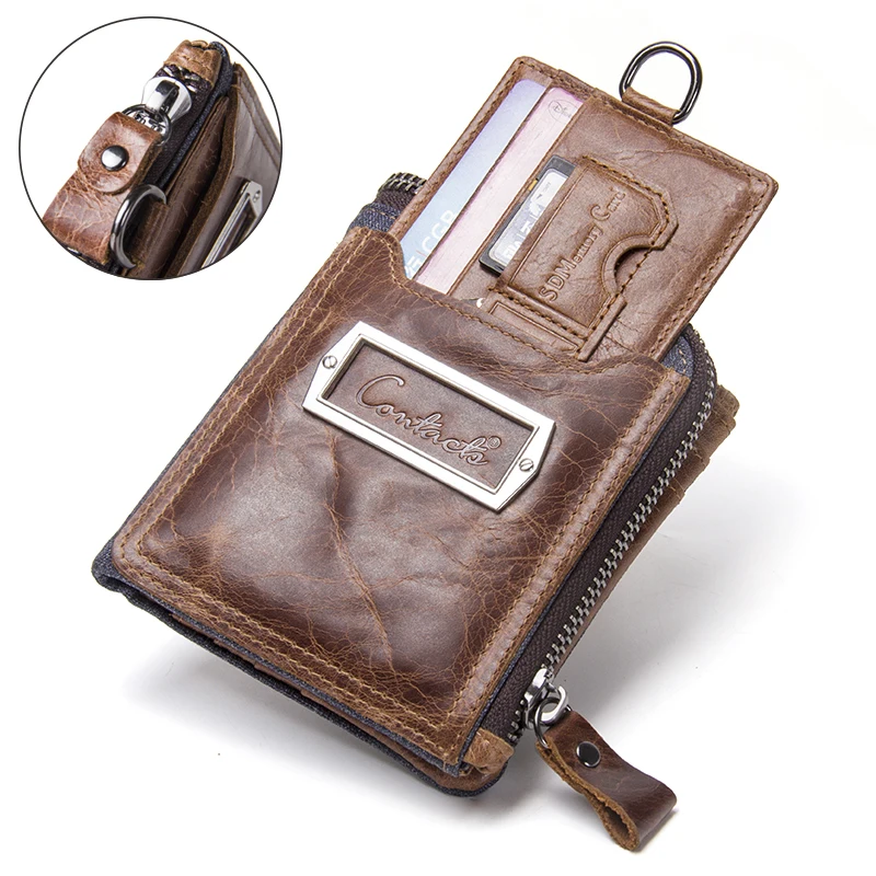 Мужские кошельки из натуральной кожи кредитница маленький кошелек для денег