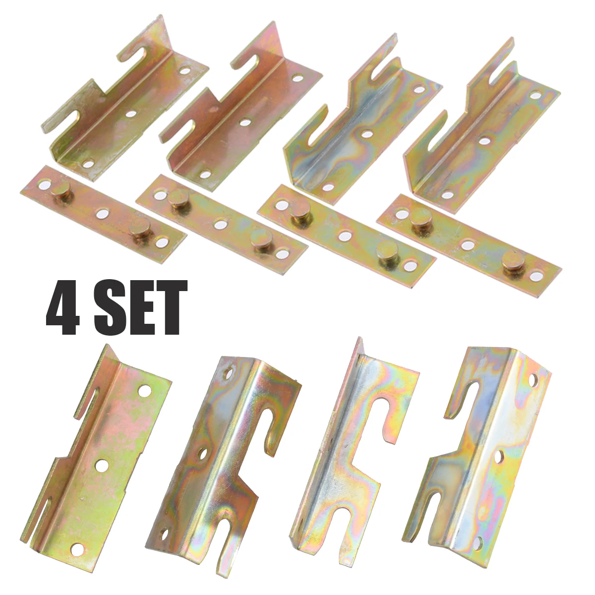 4 комплекта латунные угловые шарниры для кровати|Кронштейны| |