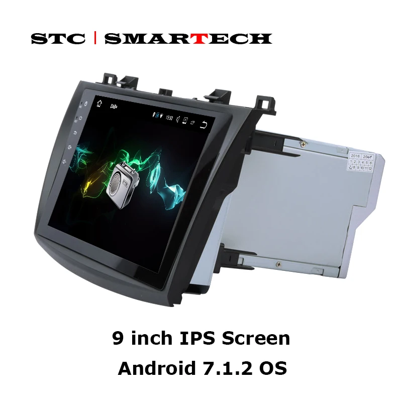 Автомобильный GPS навигатор SMARTECH 2 din Android 7.1.2 OS для Mazda 3 Axela 9 дюймов IPS экран