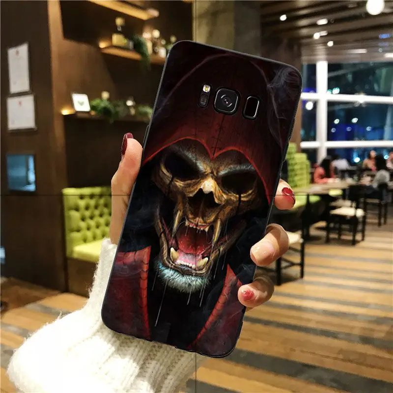 Babaite Grim Reaper Череп Скелет популярный дизайн чехол для GALAXY s7 edge s8 plus s9 plus s5 s6 edge
