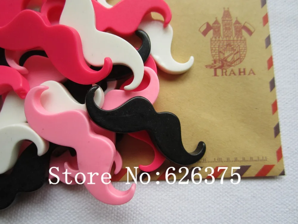 Рена! Полимерные красочные милые усы для волос бант скрапбукинга украшение