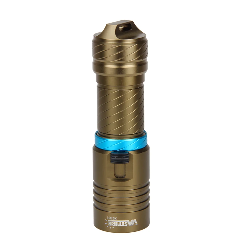 Водонепроницаемый светодиодный фонарик T6 для дайвинга с аквалангом 18650 лм