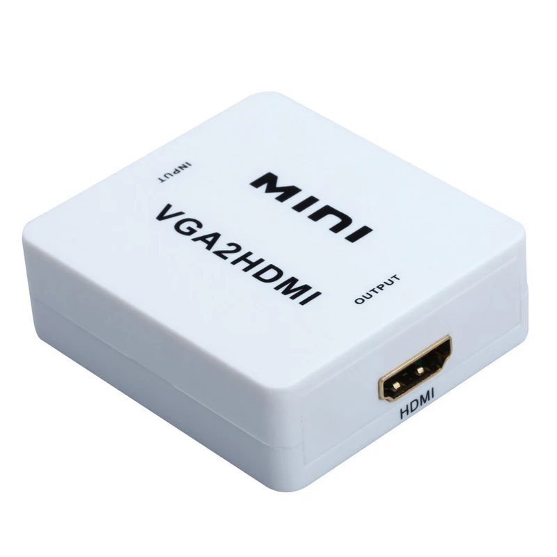 Baolyda Mini 1080P VGA в HDMI адаптер конвертер VGA2HDMI разъем с аудио для ПК ноутбук к HDTV
