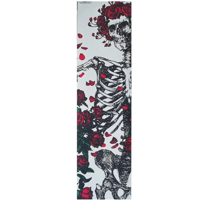 Новый Стиль Разрушительным Шаблон Медведь Скейт Griptape Прочный Crizzly Скейтборд