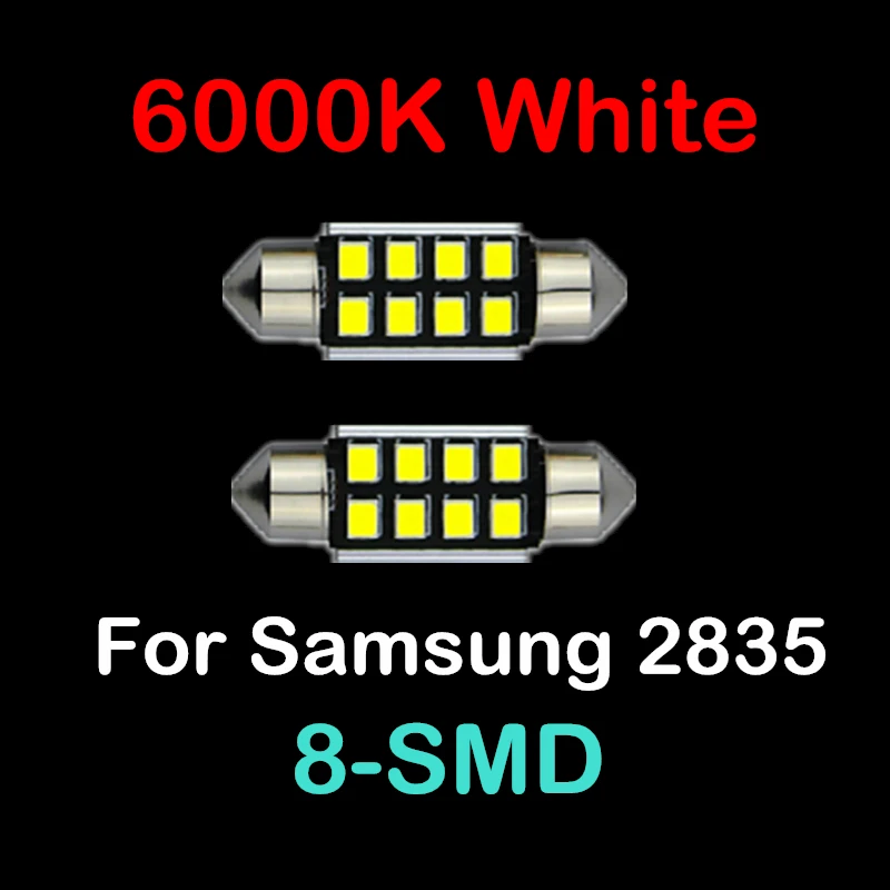 WLJH 10x31 мм C5W Light 3175 3022 Авто Подсветка салона Купол светодиодные лампы лампа для