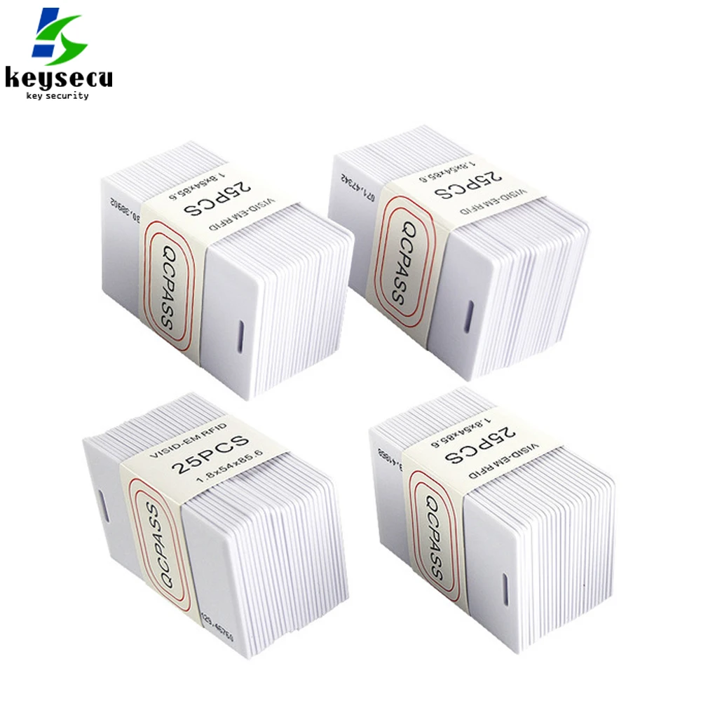 Близость смарт Карточки контроля доступа 125 кГц RFID Толстые карты tk4100 1.8 мм с 100 шт.