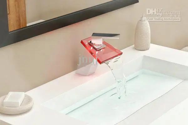 New led brass chrome glass bathroom basin sink mixer faucet tap fg303 | Канцтовары для офиса и дома