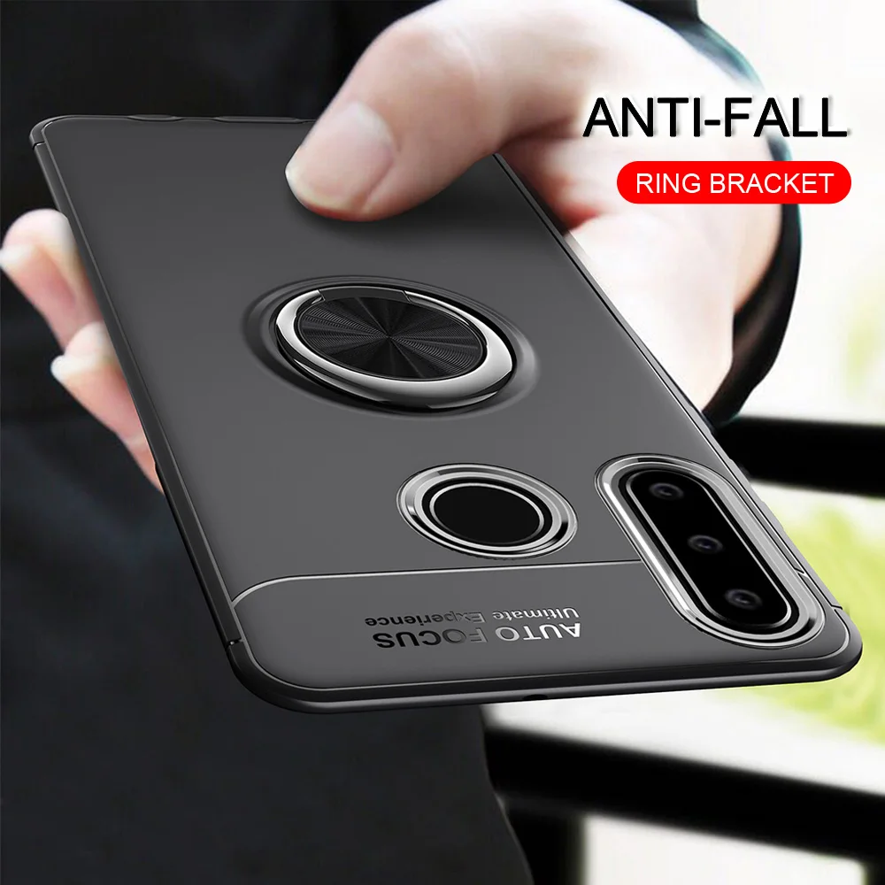 Роскошный чехол с кольцом для Huawei P Smart 2019 P20 Lite P30 Pro Mate 20 противоударный мягкий
