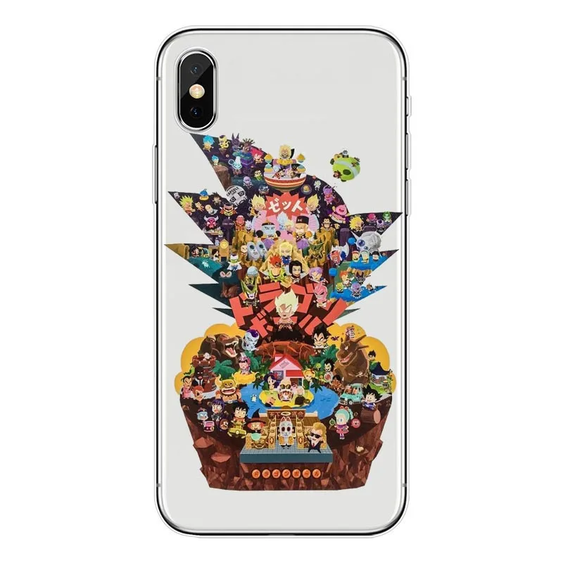 Драконий жемчуг драгонбол z Мягкий Силиконовый ТПУ чехол для телефона iphone 6 6S 7 8 Plus