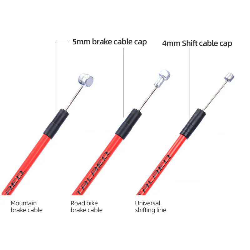 Пластиковый трос тормоза для горного велосипеда 100 шт. переключения передач