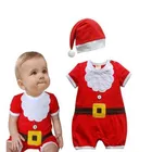 Комбинезон DLY064, для мальчиков и девочек, Рождественский комбинезон для новорожденных