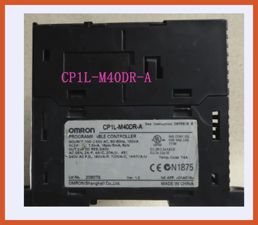 

Used Original CP1L-M40DR-A CP1L PLC CPU for Omron Sysmac 40 I/O 24 DI 16 DO Relay 220V USB New and original